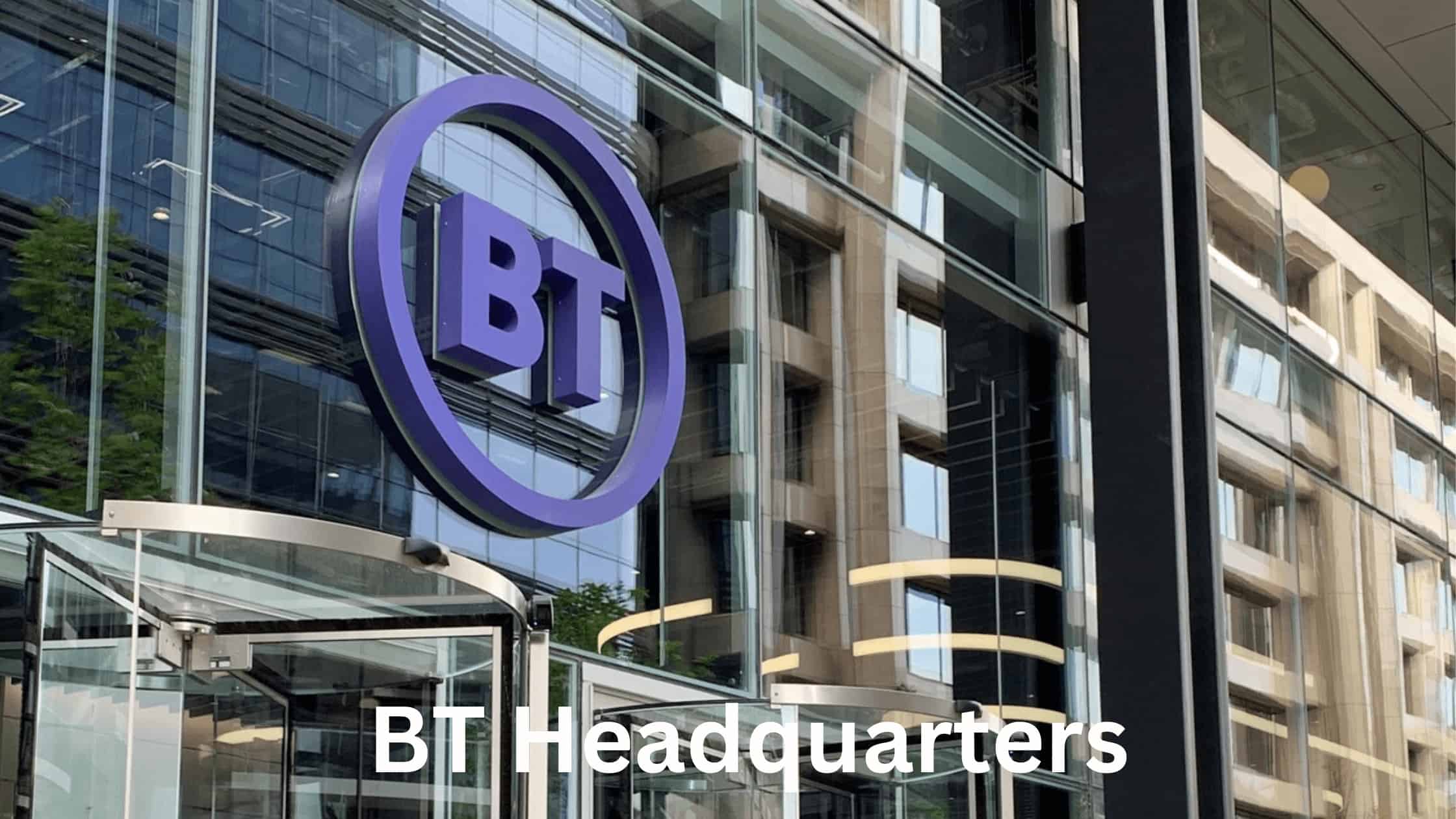 bt headquarters - top leased line providers in the UK